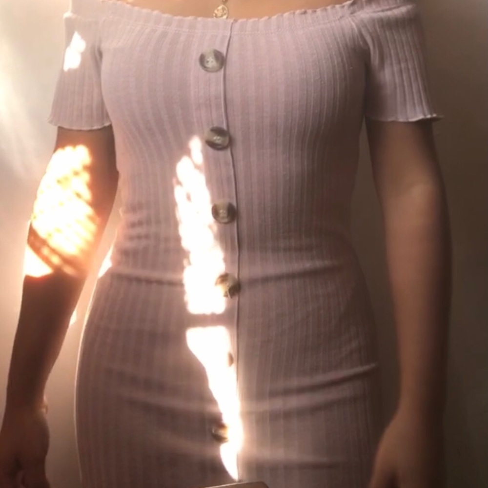 Oatmeal Kylie Jenner Fashion Nova-esque dress